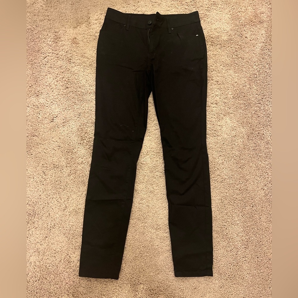Chicos Straight Leg Black Pants Size 00R